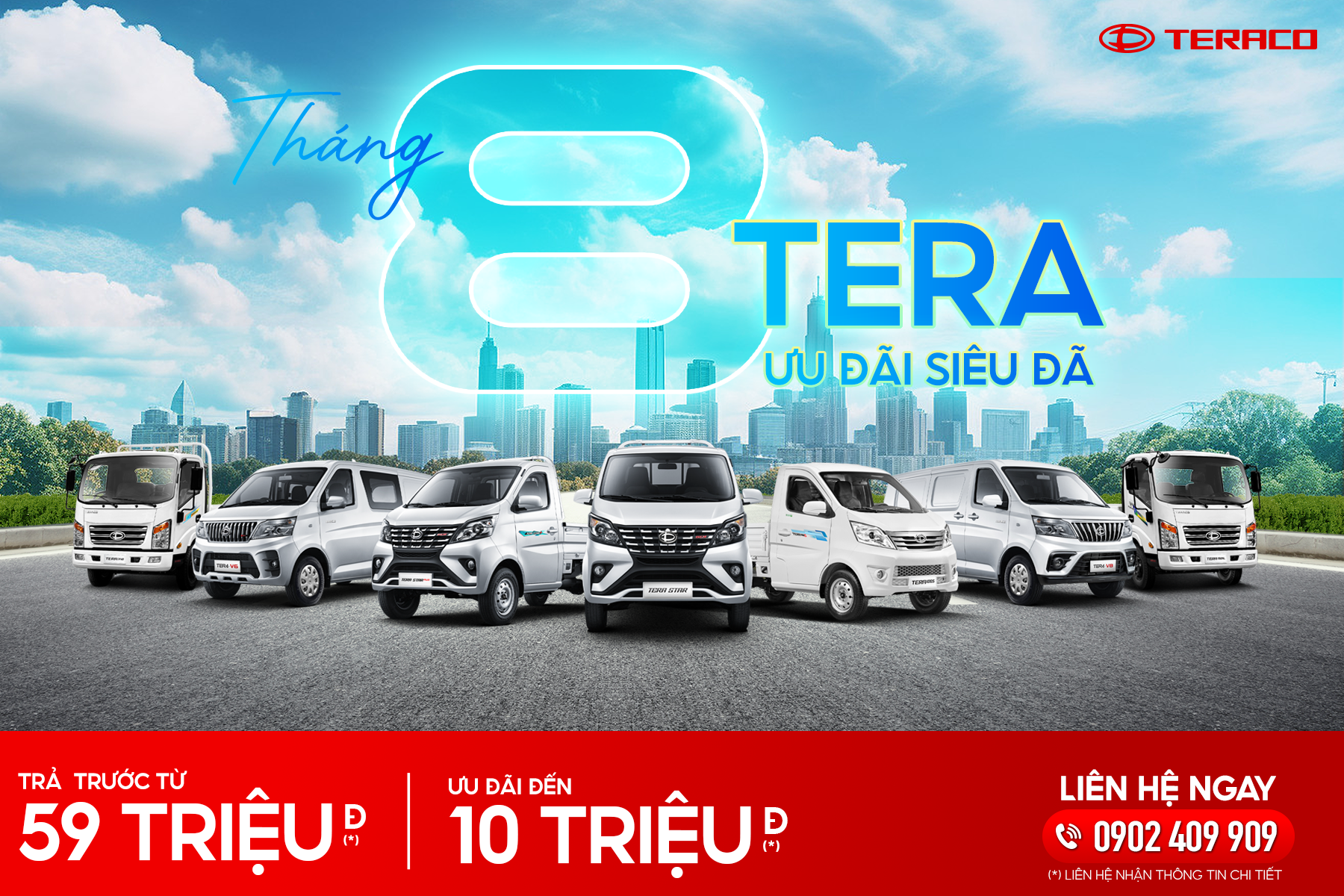 Tháng 8 sắm tải Tera - Nhận ưu đãi siêu đã